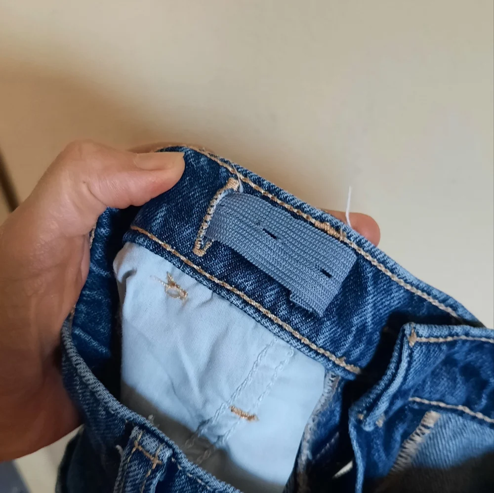 Old Navy Girls High Rise Built Tough Carpenter Utility Denim Blue Jeans